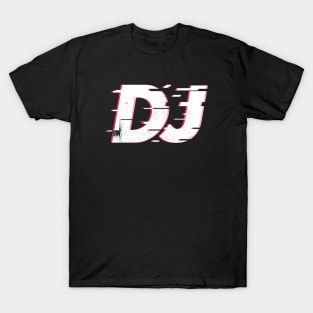 DJ DeeJay DJane Glitch Effect T-Shirt